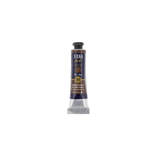 TITAN Arts Oil Colour Extra Fine tube 20 ml English red violet N° 104