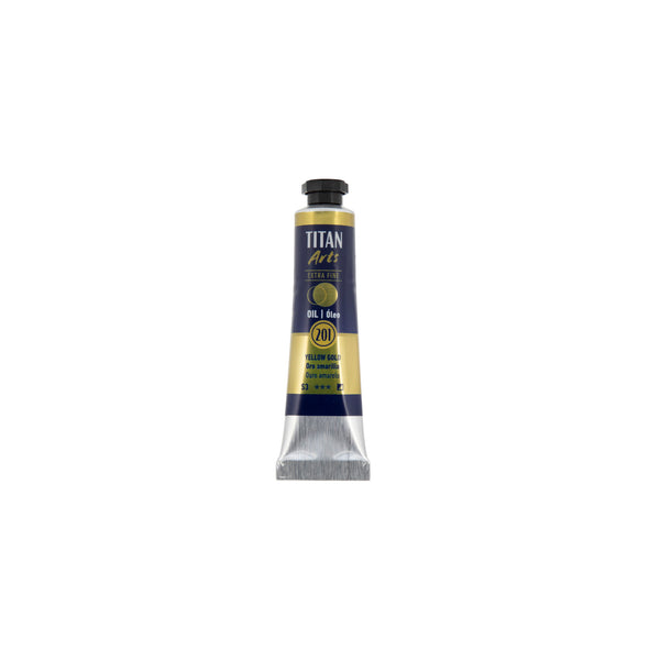 TITAN Arts Oil Colour Extra Fine tube 20 ml Yellow gold N° 201