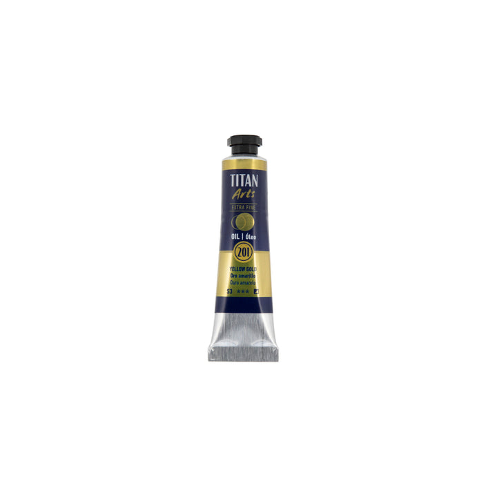 TITAN Arts Oil Colour Extra Fine tube 20 ml Yellow gold N° 201