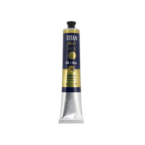 TITAN Arts Oil Colour Extra Fine tube 60 ml Yellow gold N° 201