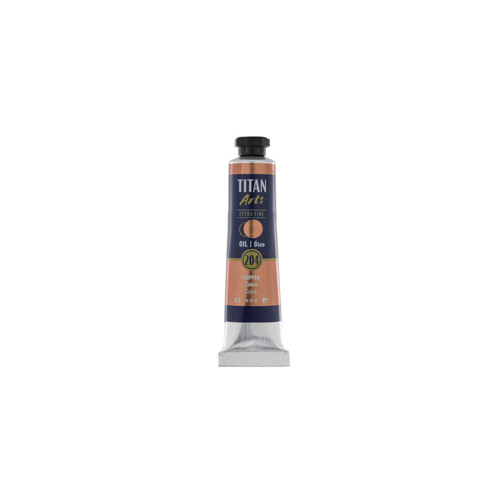 TITAN Arts Oil Colour Extra Fine tube 20 ml Copper N° 204