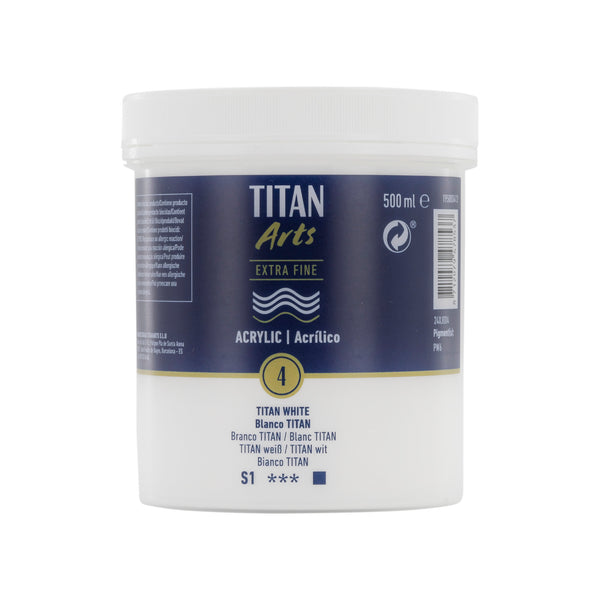 TITAN Arts Acrylic Colour Extra Fine jar 500 ml