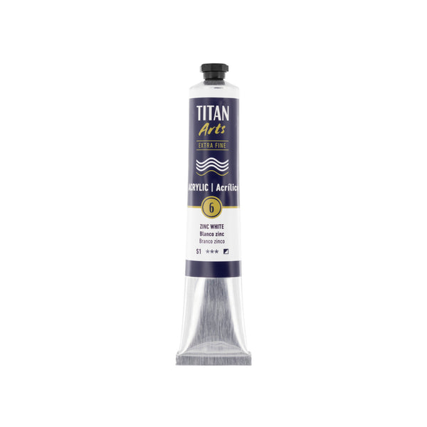 TITAN Arts Acrylic Extra Fine 60 ml Zinc white