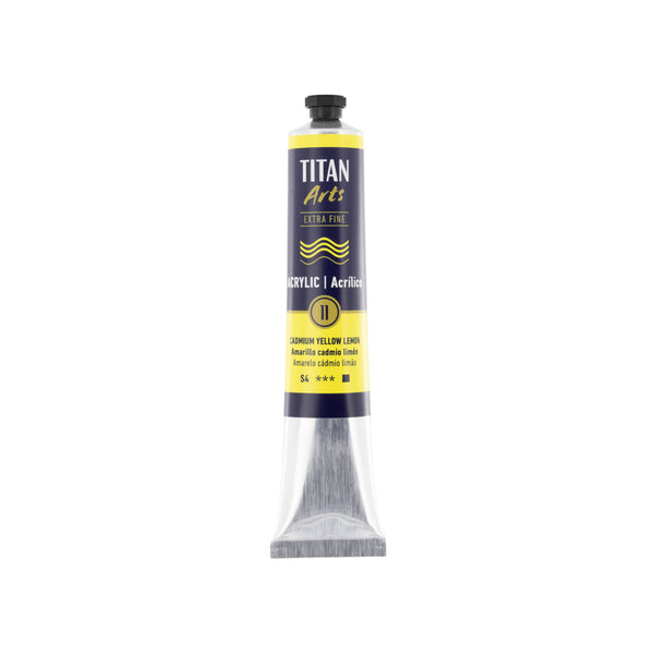 TITAN Arts Acrylic Extra Fine 60 ml Cadmio yellow lemon