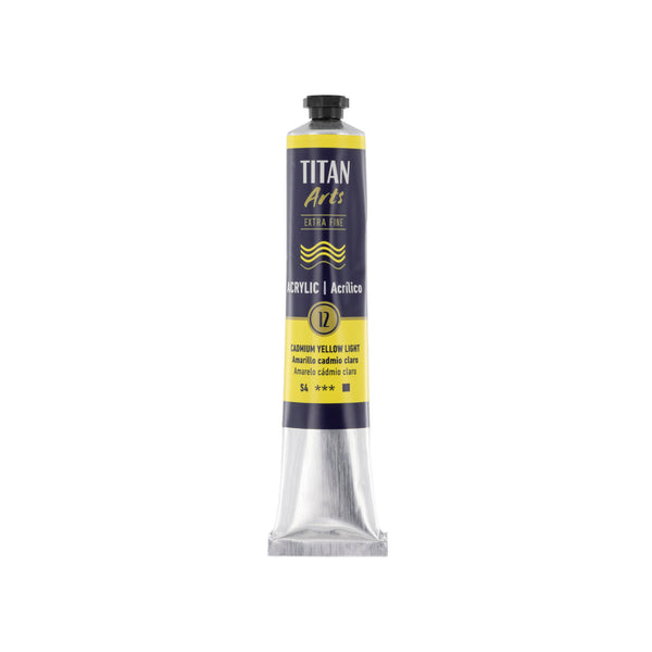 TITAN Arts Acrylic Extra Fine 60 ml Cadmio yellow light