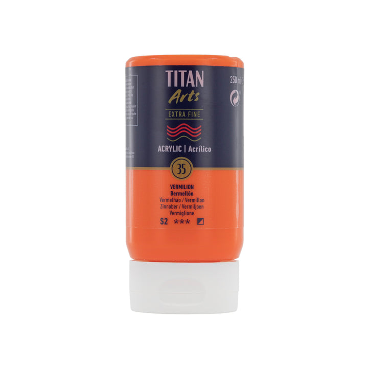 TITAN Arts Couleurs acrylique Extra Fine bouteille 250 ml