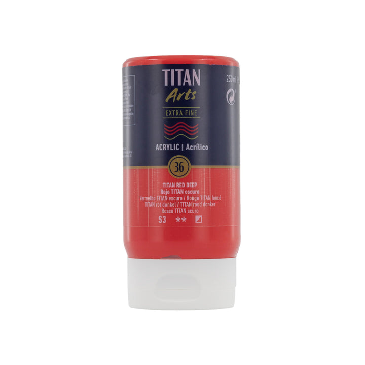 TITAN Arts Couleurs acrylique Extra Fine bouteille 250 ml