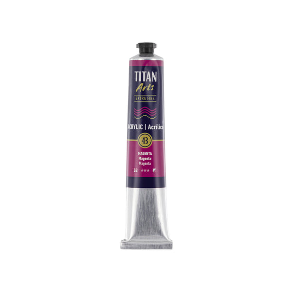 TITAN Arts Acrylic Extra Fine 60 ml Magenta