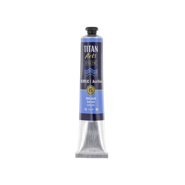 TITAN Arts Acrylic Extra Fine 60 ml Royal blue