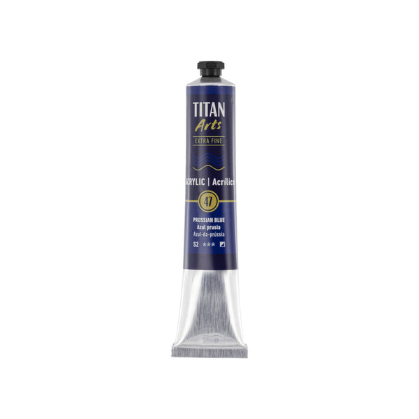 TITAN Arts Acrylic Extra Fine 60 ml Prussian blue