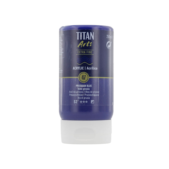 TITAN Arts Couleurs acrylique Extra Fine bouteille 250 ml