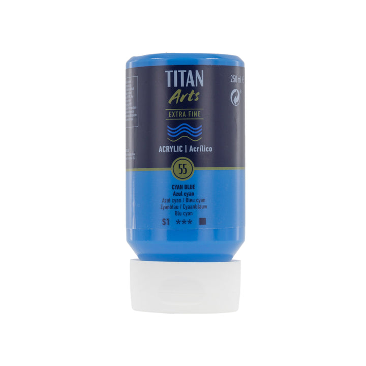 TITAN Arts Couleurs acrylique Extra Fine bouteille 250 ml