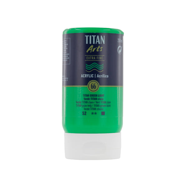 TITAN Arts Acrylic Extra Fine 250 ml  Titan Green Light