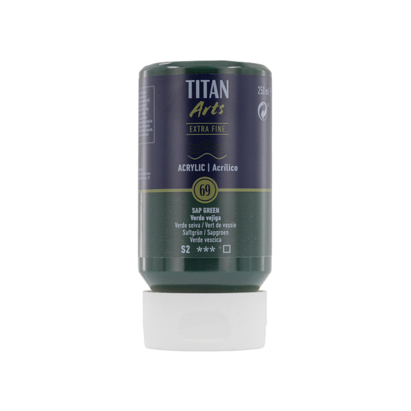 TITAN Arts Acrylic Extra Fine 250 ml  Sap green
