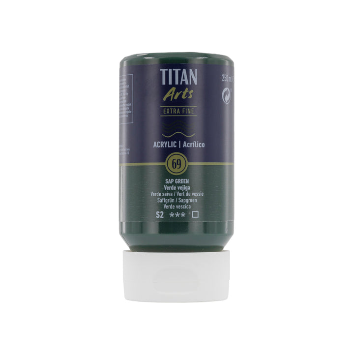 TITAN Arts Couleurs acrylique Extra Fine bouteille 250 ml