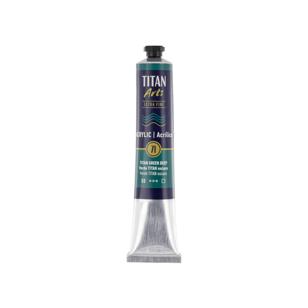 TITAN Arts Acrylic Extra Fine 60 ml TITAN green deep