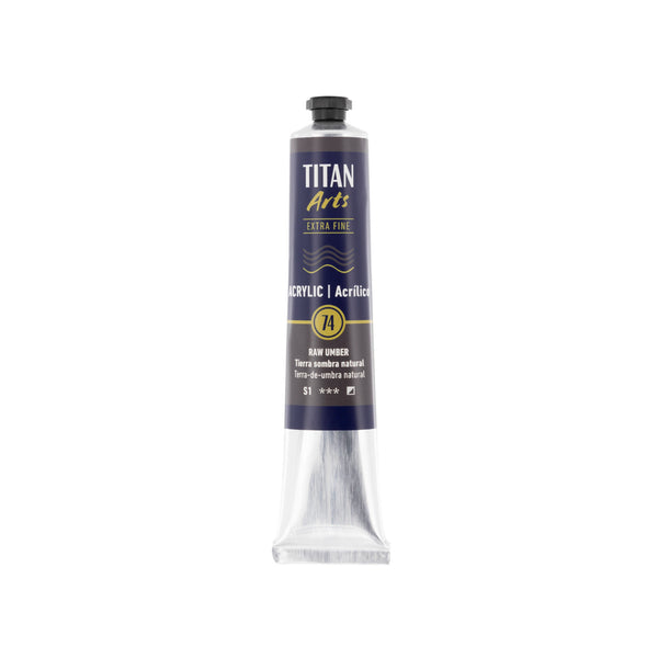 TITAN Arts Acrylic Extra Fine 60 ml Raw umber