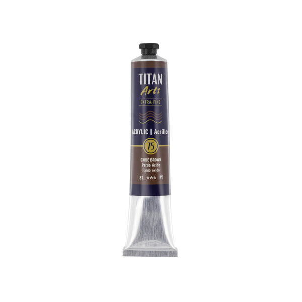TITAN Arts Acrylic Extra Fine 60 ml Oxide brown