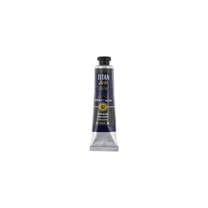 TITAN Arts Couleurs acrylique Extra Fine tube 60 ml