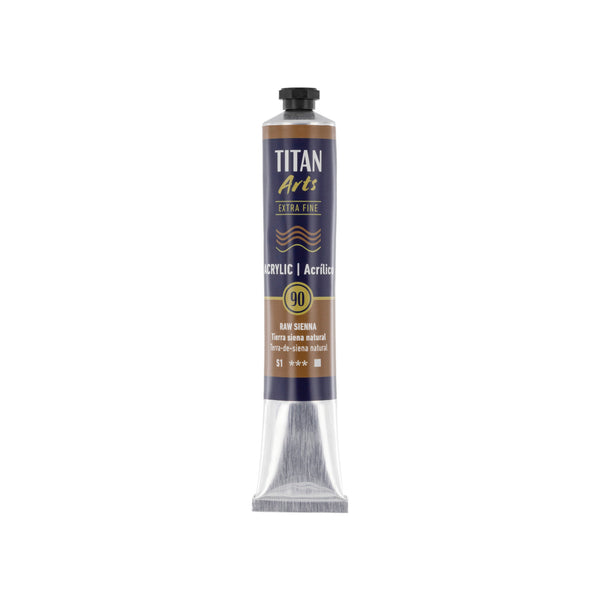 TITAN Arts Acrylic Extra Fine 60 ml Raw sienna