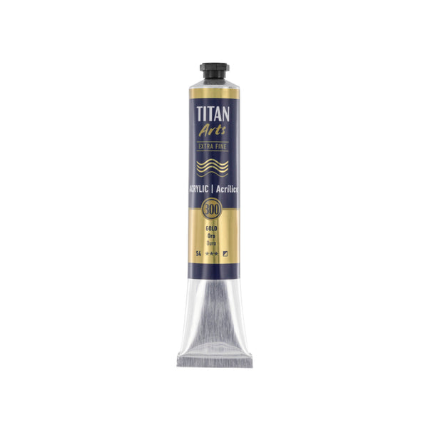 TITAN Arts Acrylic Extra Fine 60 ml Gold