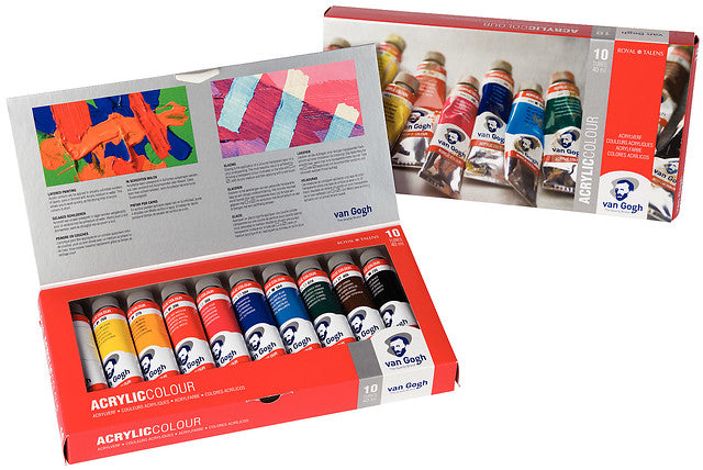 Van Gogh Acrylic colour basic set | 10 x 40 ml | Royal Talens
