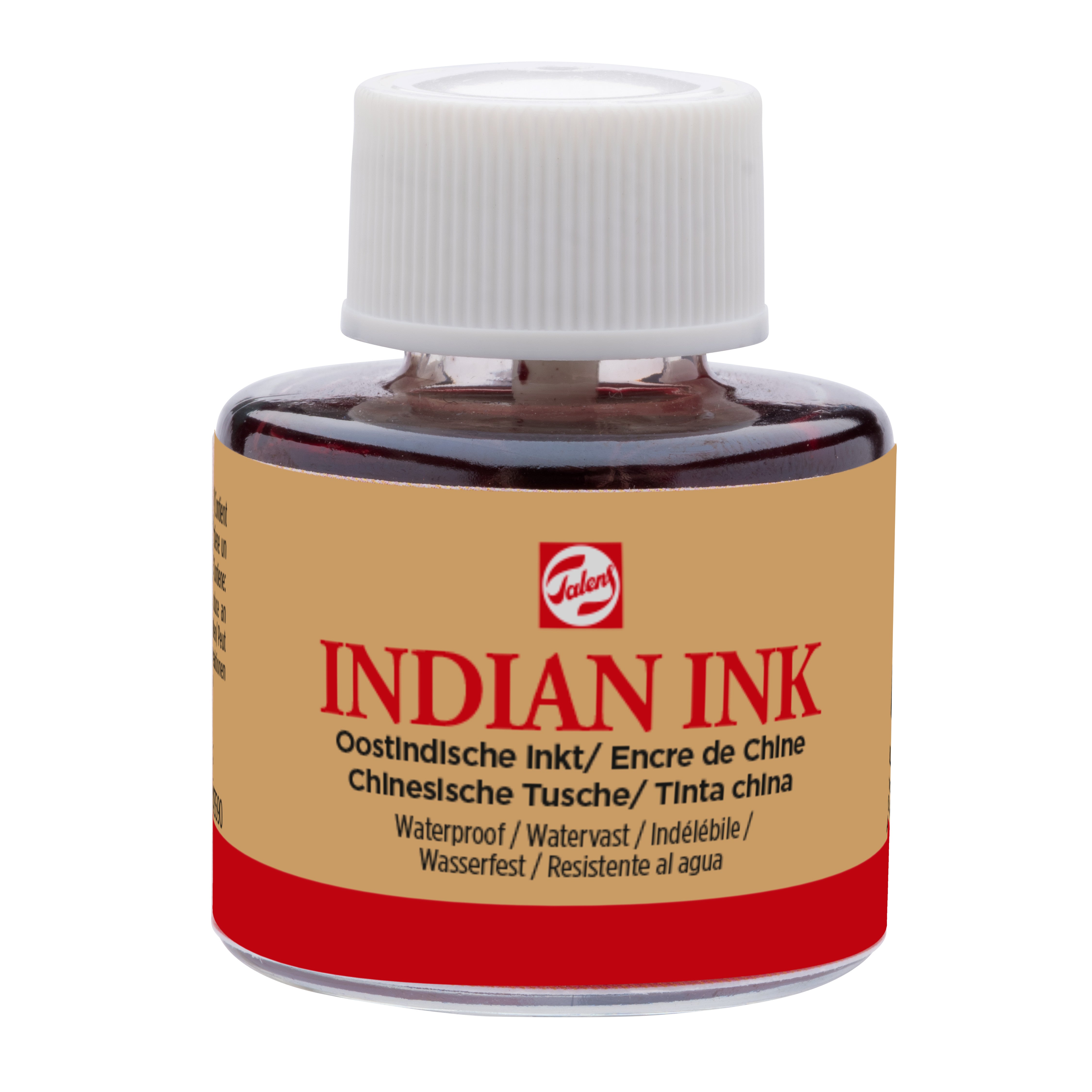 TALENS BLACK INDIAN INK - 490ml BOTTLE - FINE ART DRAWING