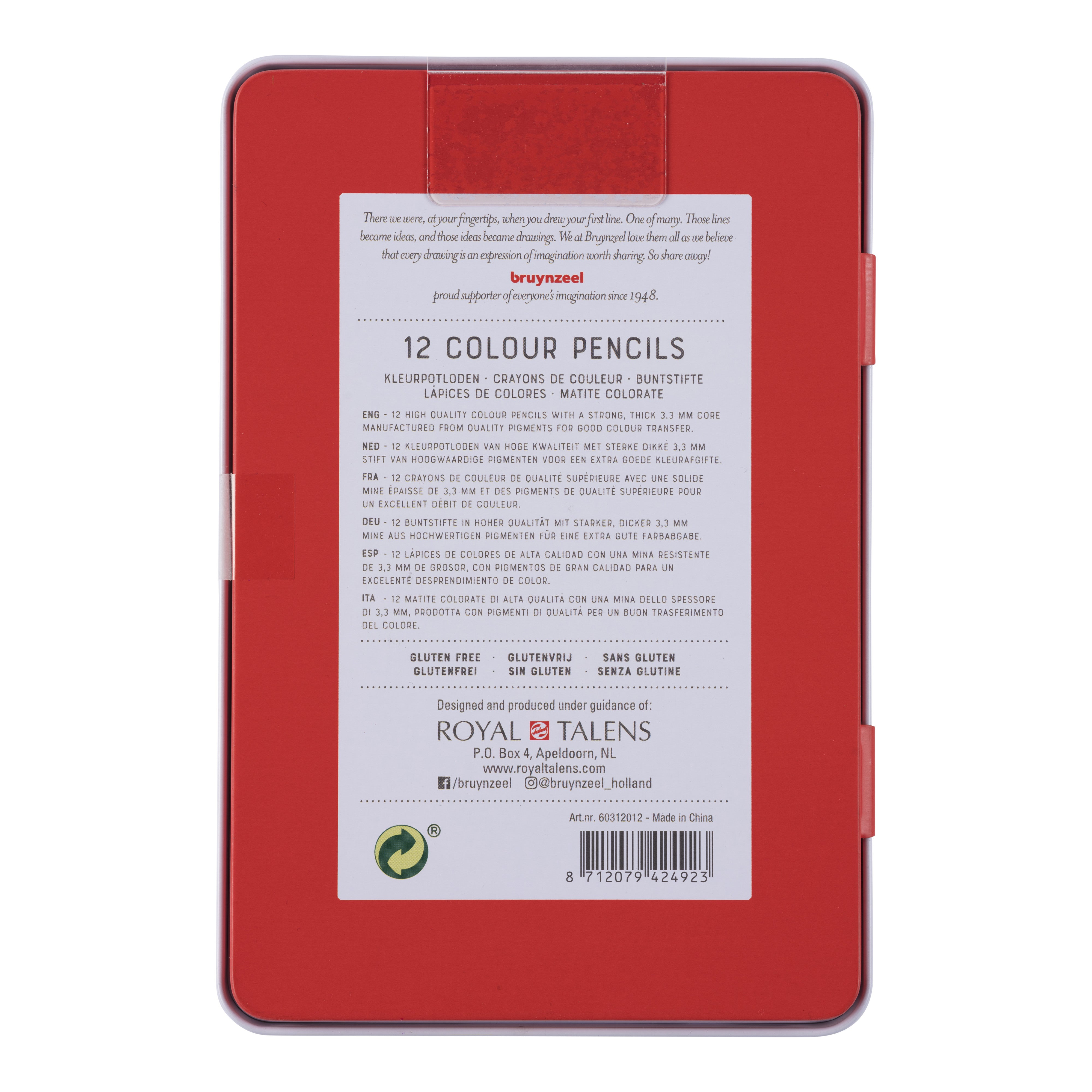 Royal Talens Bruynzeel Expression 水彩鉛筆24本セット 60313024 Bruynzeel Expression Colored Pencil Set of 72 in Tin for Drawing, Coloring  Books for Adults, Bullet Journaling : : Toys \u0026 Games