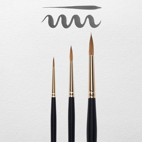 Rembrandt Set de pinceles para acuarela | serie 110 N.° 2-4-8