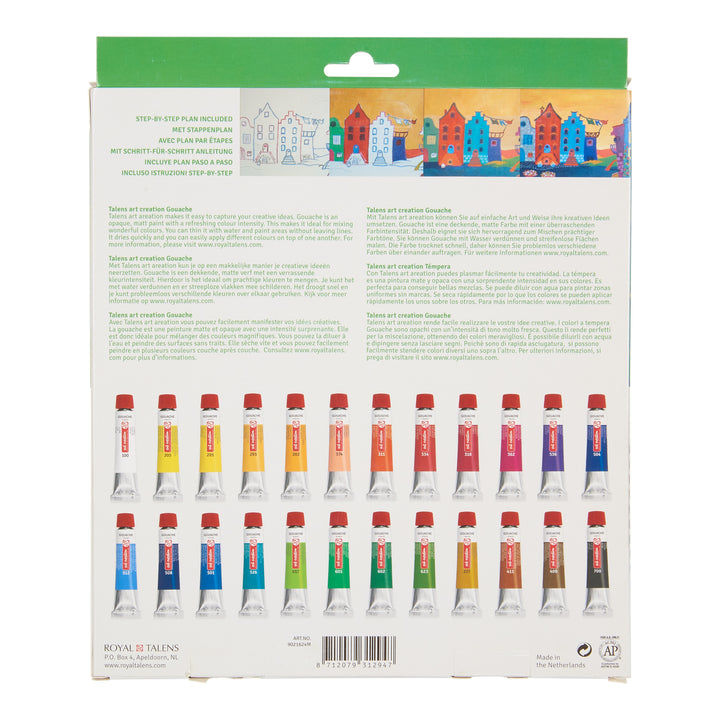 Talens Art Creation Gouache set iniziale con 8 colori (tubetti da Talens Art Creation Gouache set iniziale con 8 colori (tubetti da