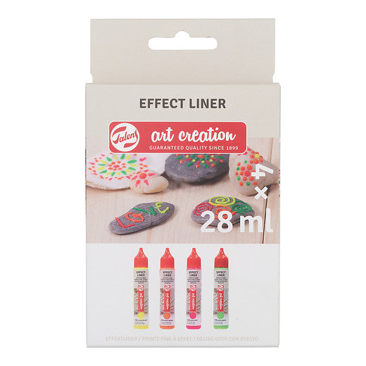 Talens Art Creation Point Fine Effet Set 4 x 28 ml Neon