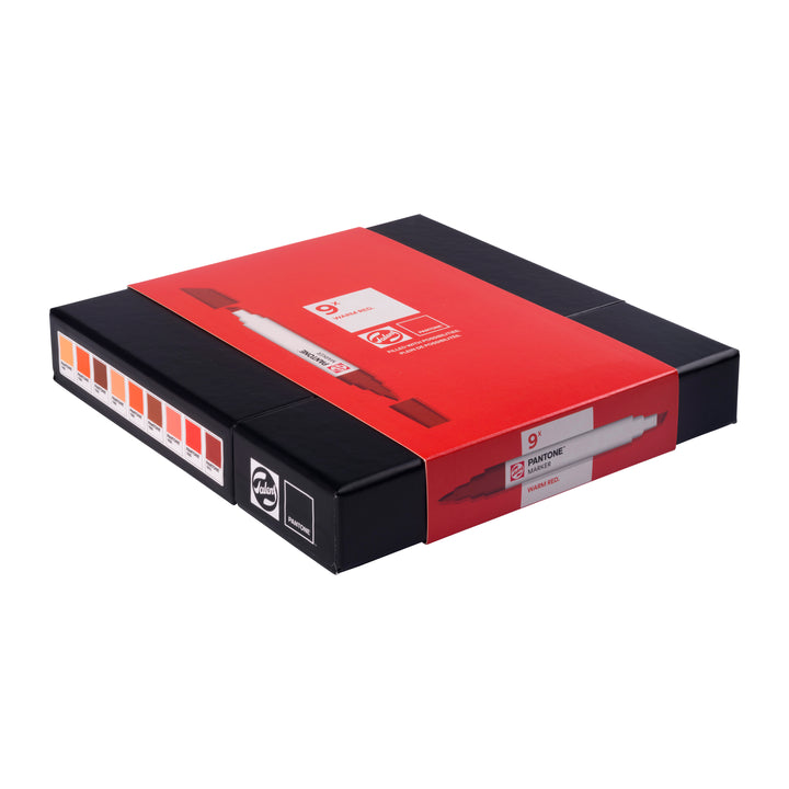 Talens Pantone Marker set 9x Warm Red Talens Pantone Marker set 9x Warm Red