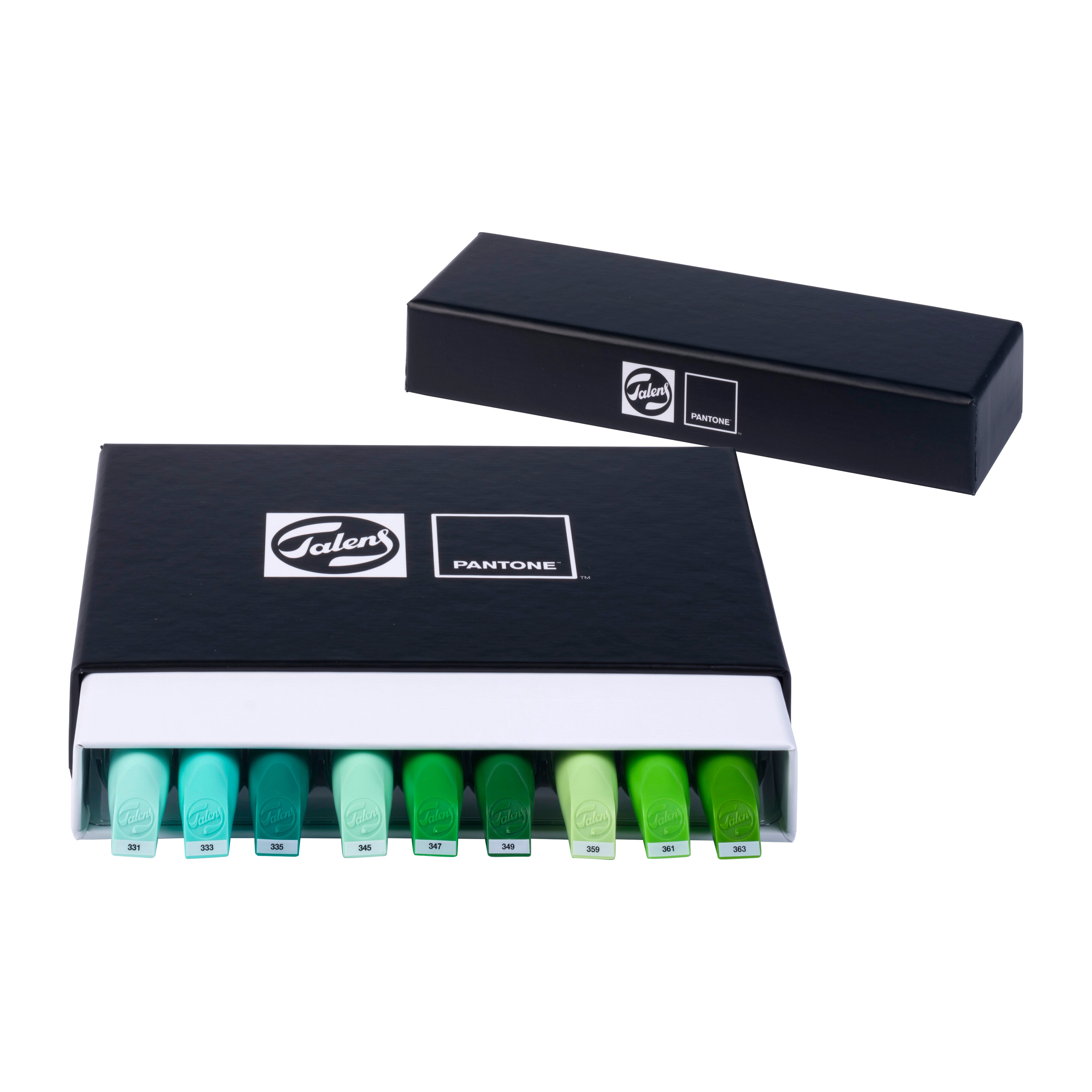 Talens | Pantone marker set 9x Green | Royal Talens