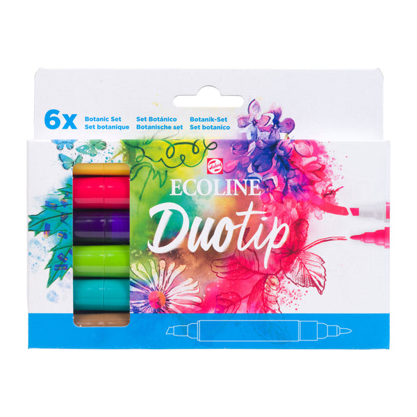 Ecoline Duotip estuche Botánico | 6 colores
