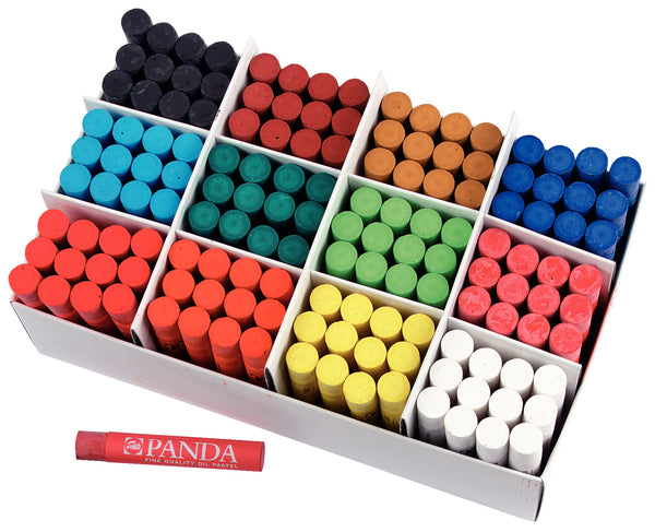 Talens Panda Pasteles Al Óleo Set Gran Formato | 144 unidades