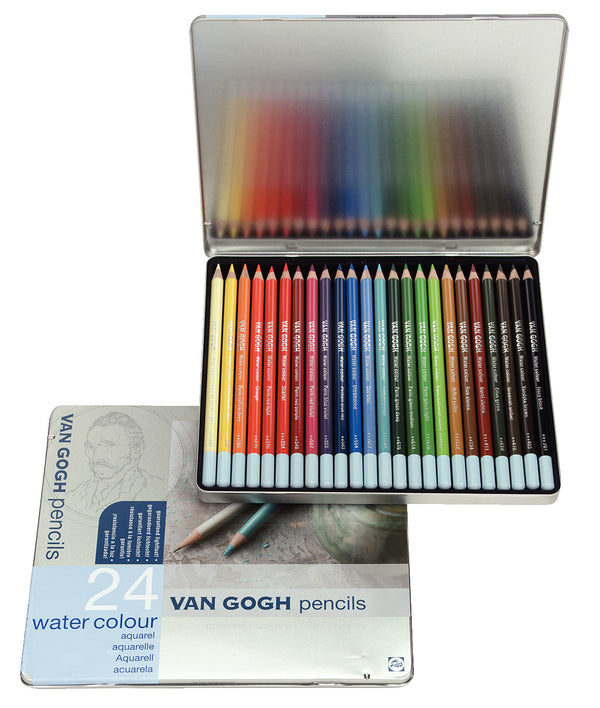 Van Gogh Basisset aquarelpotloden met 24 kleuren