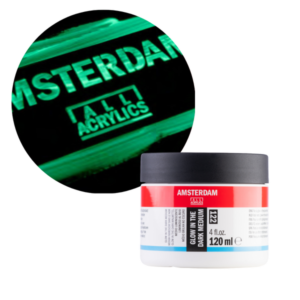 Amsterdam Glow-in-the-dark-Malmittel Mini