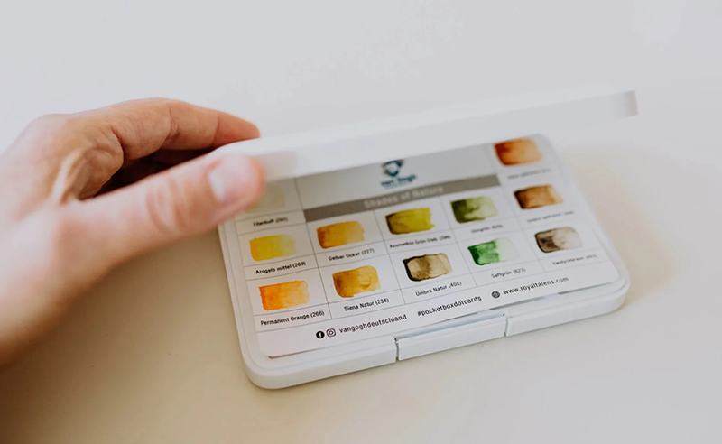 Van Gogh colour chart