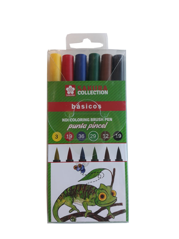 Sakura Koi Coloring Basicos Estuche 6 