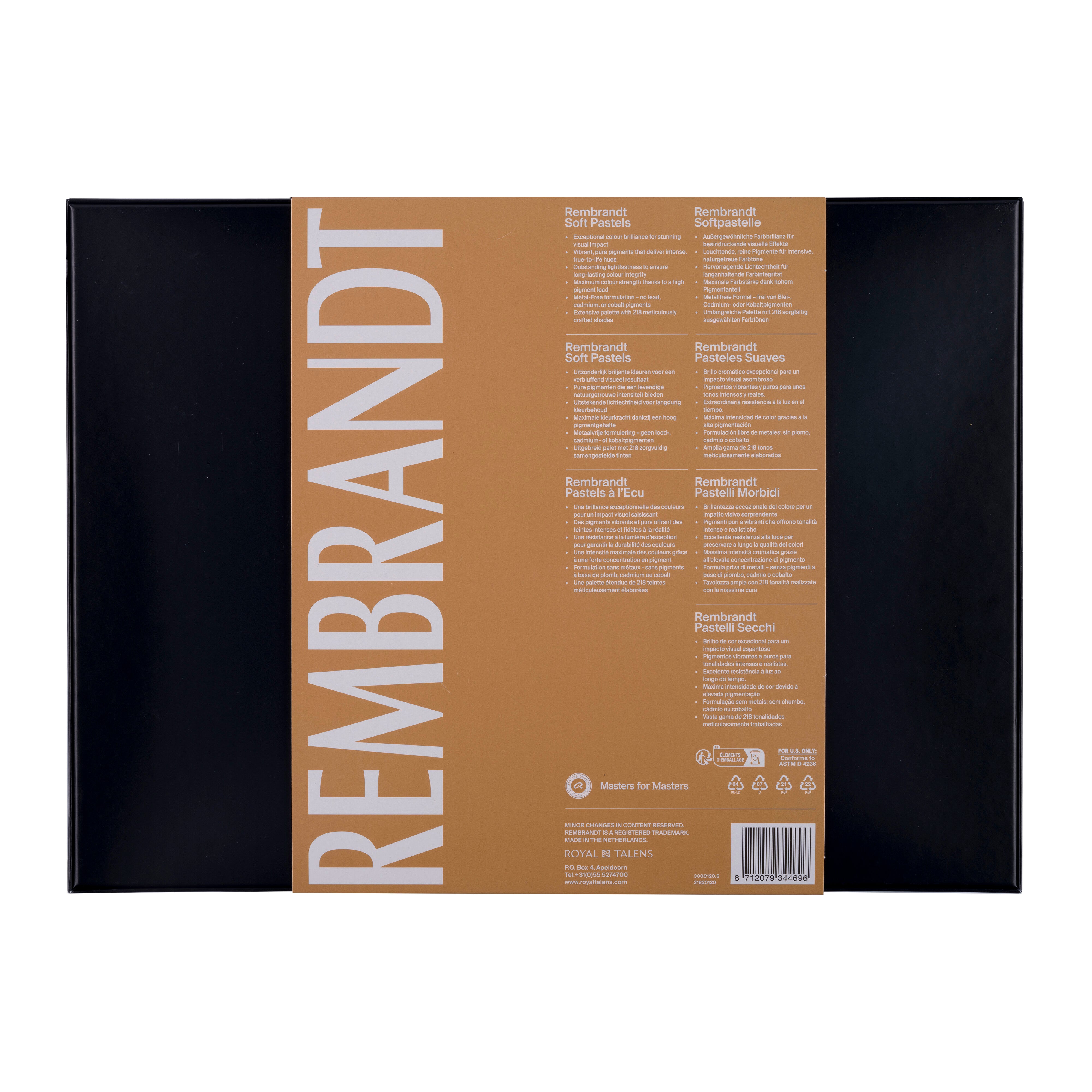 Rembrandt Soft pastel set General Selection Deluxe | 120 half pastels