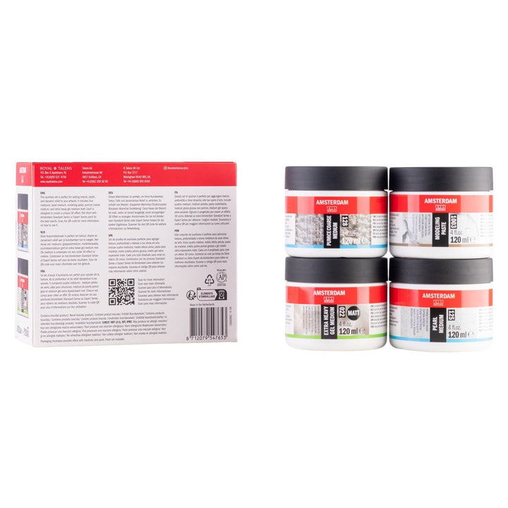 Amsterdam Medium Modellier- und Formset | 4 x 120 ml