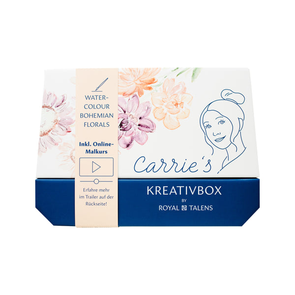 Carrie's Kreativbox by Royal Talens - Watercolour Bohemian Florals