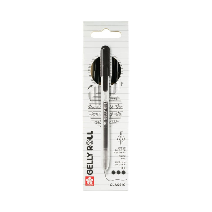 Gelly Roll Classic Retractable Gel Pens, 3 - Pack Black
