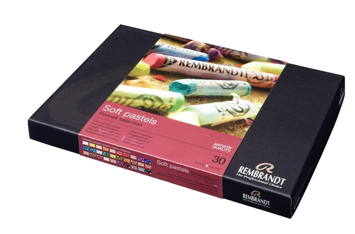 Rembrandt Set weiche Pastelle, Auswahl für Porträts | 30 ganze Pastelle