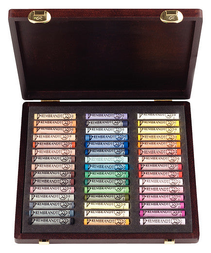 Rembrandt Soft pastel wooden box set Portrait Selection Traditional |