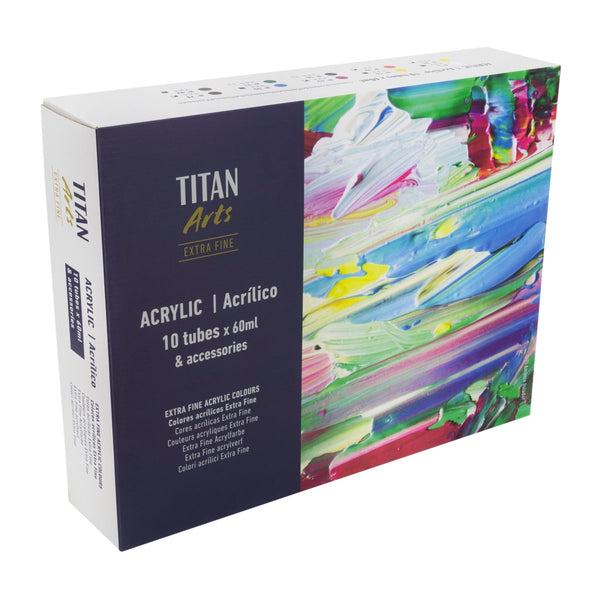TITAN Arts Boxes and Sets Acrylic Colour
