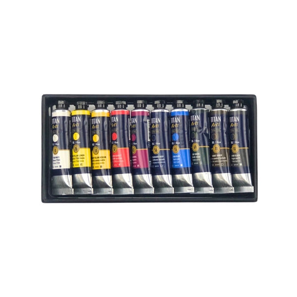 TITAN Arts Oil Extra Fine Basic Set 10X20 ml