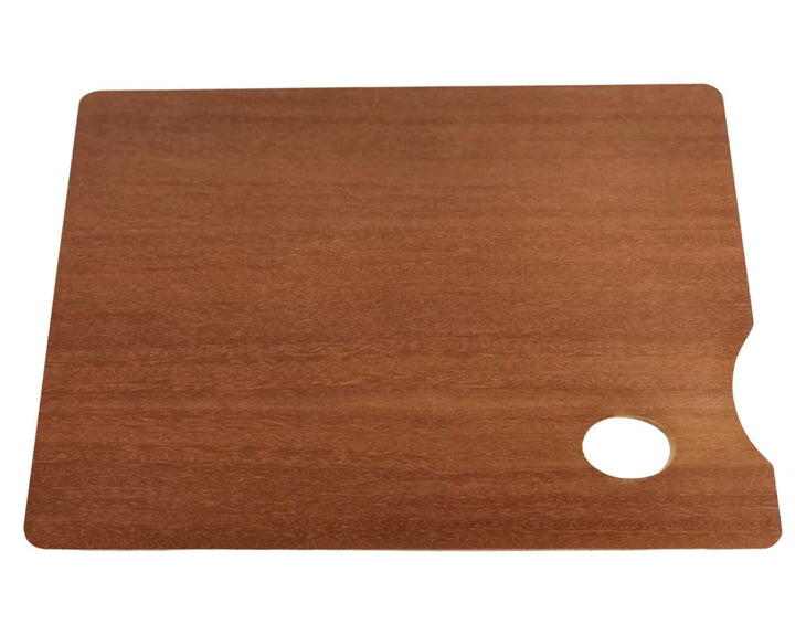 TITAN Arts Rectangular Varnished Wooden Palette 30x40cm