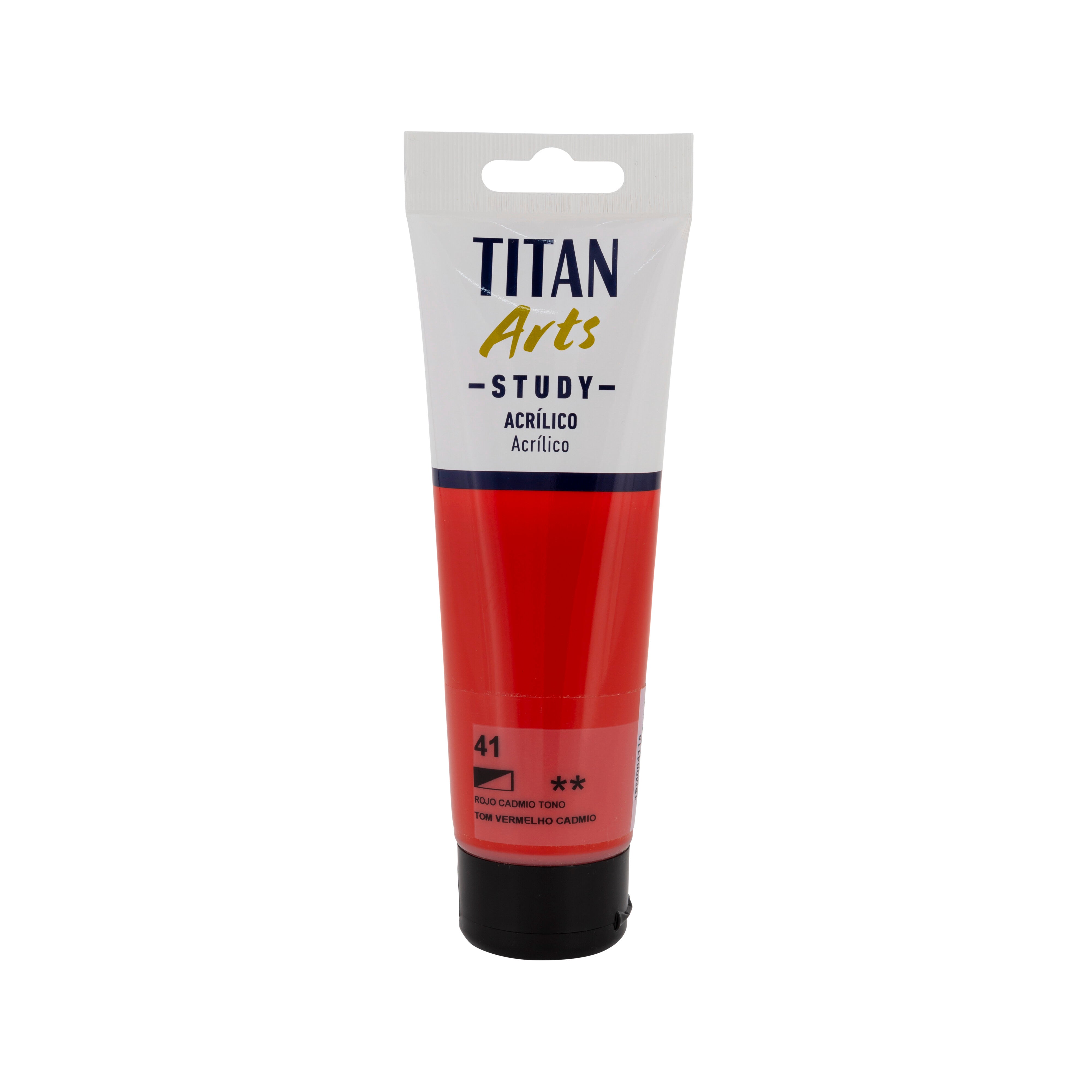TITAN Arts Study Acrylic Tone Cadmium Red Tube 120ml nº41 – Royal Talens