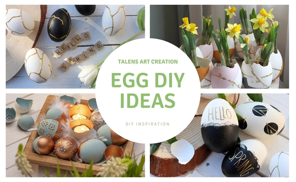 5 DIY eierdecoraties